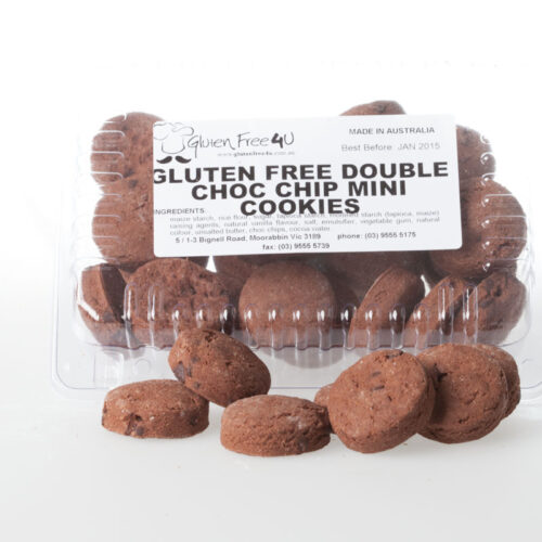 Mini Double Chocolate Cookies